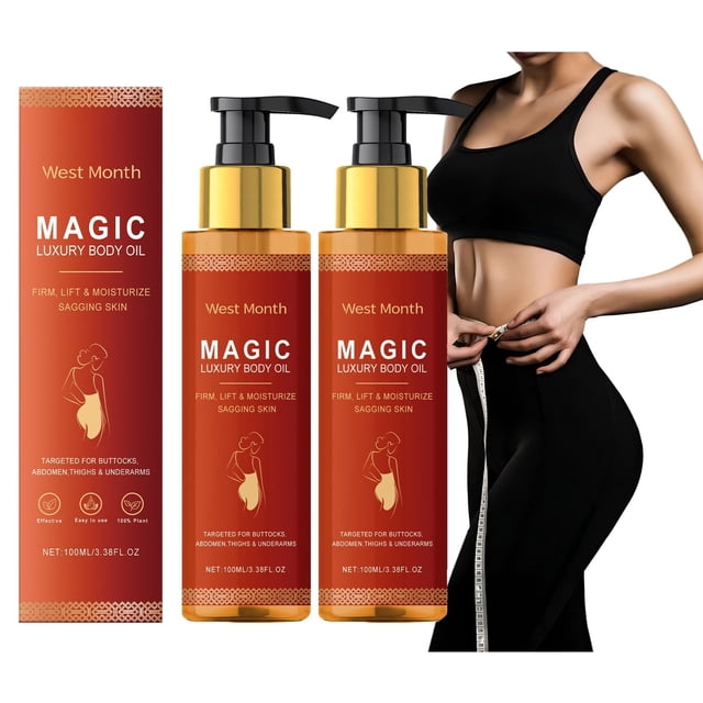 Aceite corporal mágico, reafirmante, revitalizante e hidratante, 200 ml