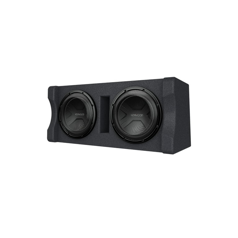 Kenwood P-W3021D Dual 12" Loaded Subwoofer Enclosure