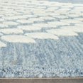 thumbnail image 3 of Safavieh Bella Collection BEL126A Handmade Blue and Ivory Premium Wool Area Rug (4' x 6'), 3 of 3