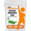 BulkSupplements Organic Moringa Extract Powder, Herbal Supplement, Unisex, 250g, 333 Servings