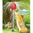 thumbnail image 5 of Outdoor Water Toys Rocket Sprinkler for Kids, Rocket Water Powered Liftoff 3 o12ft Rotate, Summer Backyard Water Play Toys Birthday Gift for Girls Boys Age 3 to10 Years, 5 of 9