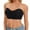 Black, variant on JIKNTTR Bras for Women Comfort Seamless Bra Strapless Bra With Clear Strap Convertible Bra Push Up Padded Underwire Bralette Breathable Push up Bras