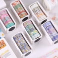 thumbnail image 4 of Youersen Floral Washi Tape Set, Decorative Craft Tape for Scrapbooking & DIY, 6 Rolls, 4 of 7