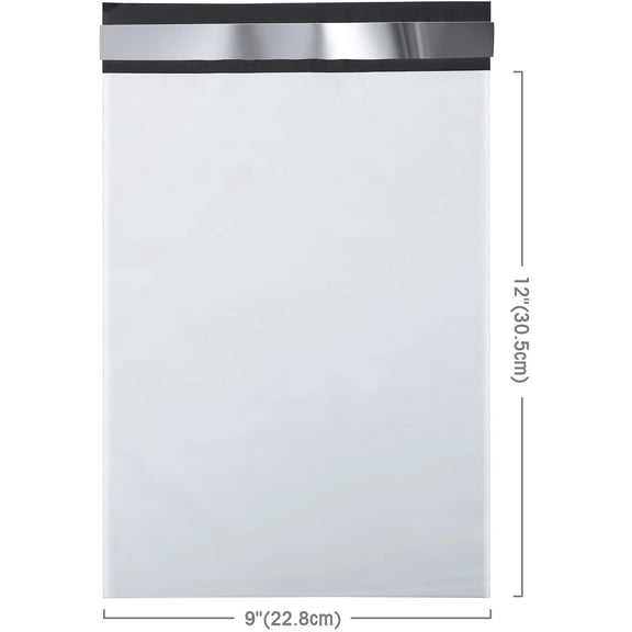 9"x12", 100/PK Poly Mailers 2.5mil Shipping Bag Plastic Packaging Envelopes Waterproof Self Adhesive Seal