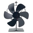 thumbnail image 1 of Por Calor De 4 Aspas Para Estufa De Leña, Chimenea, Ahorro De Energía, Ventilador Respetuoso Con El Medio Ambiente Eigraketly HA047568-00, 1 of 6