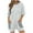 White, variant on FAIWAD Striped Romper Shorts for Women Summer Casual Crew Neck Short Sleeve Jumpsuits Trendy Baggy Overalls