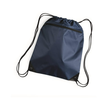 - Liberty Bags Denier Nylon Zippered Drawstring Backpack