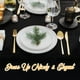 thumbnail image 5 of Mantel BRILLMAX de spandex negro de 6 pies para mesa rectangular, 5 of 7