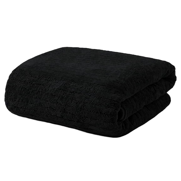 Large Black Striped Beach Towel – 35.4"x70.9" Quick Dry Coral Fleece, Super Absorbent Bath Towel, Lightweight & Sand-Shaking Friendly for Pool,Travel,Gym