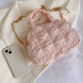 thumbnail image 3 of Bolso bandolera para mujer Bolso de hombro acolchado informal Bolsos y monederos (Rosa) Tmvgtek Para Estrenar, 3 of 4