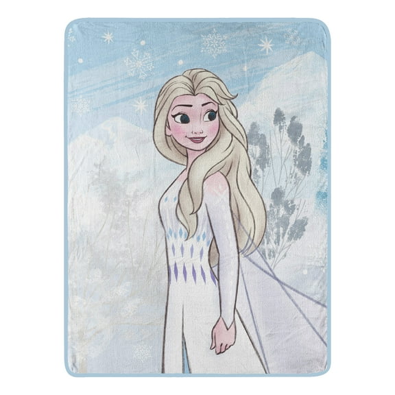 Frozen 2 Snowscape Kids Micro Raschel Throw Blanket