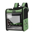thumbnail image 4 of Mochila transportadora para pájaros Fernando Jaula de viaje para mascotas verde, 4 of 8