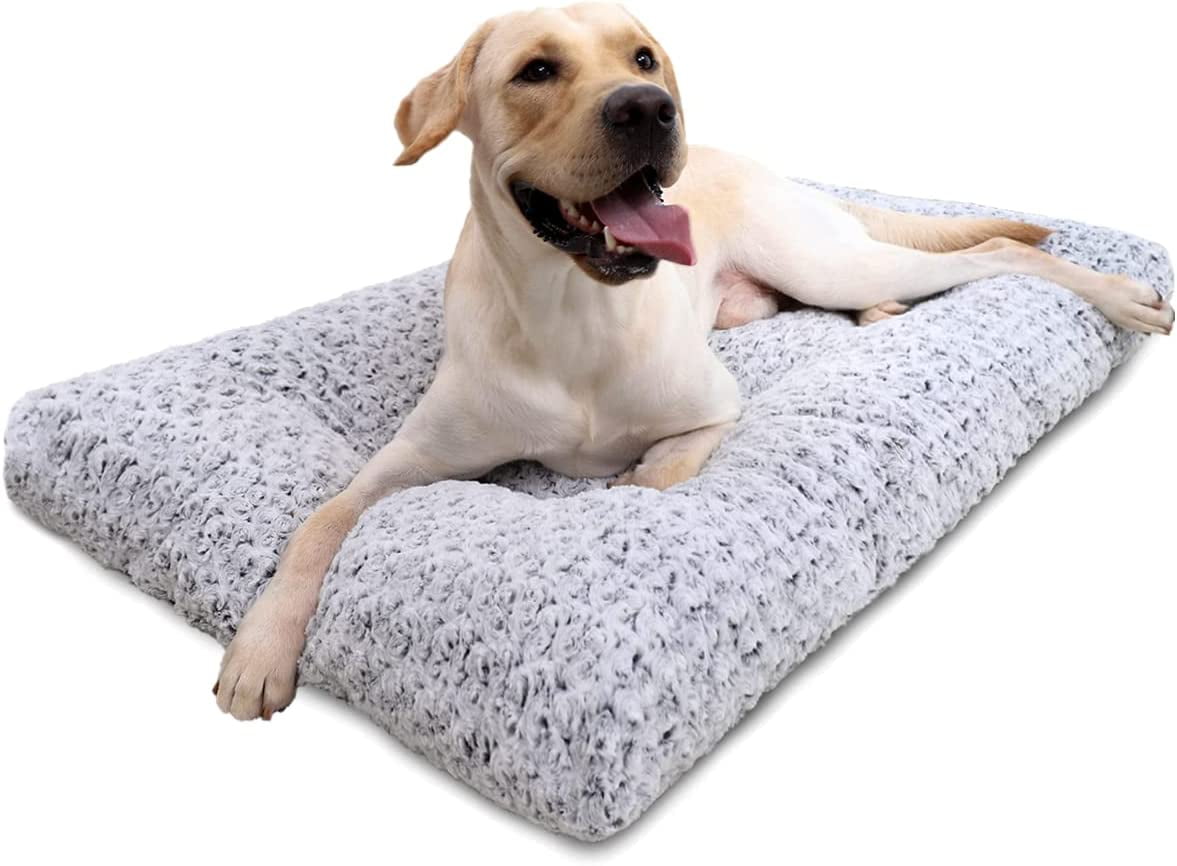 Washable Dog Bed Deluxe Plush Dog Crate Beds Kennel Pad Anti Slip Pet discover-the-most-comfortable-dog-beds-for-your-furry-friend-film-daily