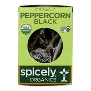 Spicely Organics - Organic Peppercorn - Black - Case of 6 - 0.45 oz.