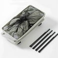 thumbnail image 4 of Foldable Clothes Laundry Basket Hamper Bag Aluminum Frame Large Cart with wheels, 4 of 5