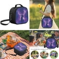 thumbnail image 6 of Uorisanigo School Backpack for Boys 4Pcs Kids Purple Deer Print Backpack with Insulated Lunch Box Pencil Bag Pen Case and Water Bottle Sleeve Children Bookbag with Zipped Front Pocket, 6 of 7