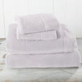thumbnail image 6 of Great Bay Home Solid Velvet Plush Warm and Cozy Fleece Sheet Set  (Queen, Lilac), 6 of 6