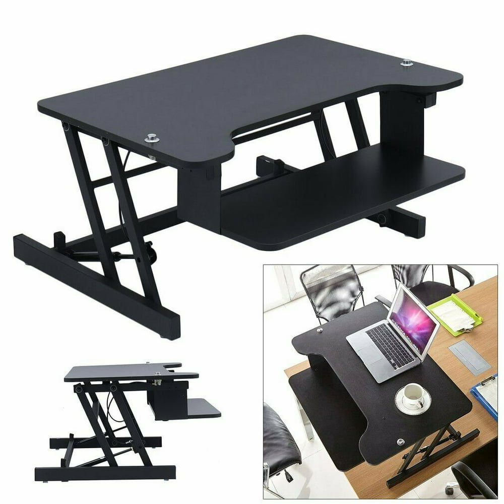 32" Platform Height Adjustable Standing Desk Riser Removable Lift workstation MX