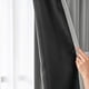 thumbnail image 4 of Dinheiro Cortinas opacas con velcro para dormitorio, 2 paneles con alzapaños, 4 of 8