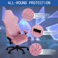 thumbnail image 4 of Funda para silla de juego SARAFLORA, paquete de 2, rosa, elástica, 4 of 9