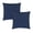 Navy Blue, variant on Covers&All Sunbrella Pillows Set of 2, UV Fade resistant & Water Repellent Square Throw Pillows (Inserts with Covers) for Indoor Outdoor Use