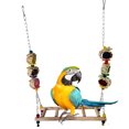 thumbnail image 1 of Bird Swing Toy Bite Resistant Fun Bird Chewing Toy Parrot Toy Bird Hanging Toy, 1 of 10