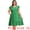 Green, variant on DARING DIVA Plus Size V Neck Ruffle Sleeve Knee Length Casual Dress 1X Green