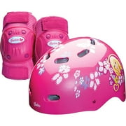Barbie Roller Girl Helmet, Knee Pads and Elbow Pads - Value Pack