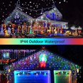 thumbnail image 4 of Luces de decoración navideña para exteriores, guirnalda de luces LED de 20m, 864 luces de carámbano para calle, cortina impermeable para exteriores, cadena de luces de hadas, 4 of 4