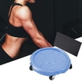 thumbnail image 4 of Entrenadores abdominales multifunción, placa de rodillo, entrenador de fuerza central, antideslizante, portátil, para Fitness, discos deslizantes, Azul Macarena Disco de entrenamiento abdominal, 4 of 7