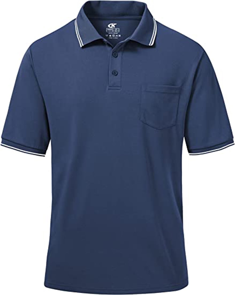 UKAP Mens Short/Long Sleeve Polo T-Shirt Golf Tennis Jersey Activewear Tops  Striped Colorblock Pullover Business Tee Workwear 