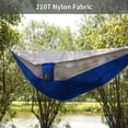 thumbnail image 4 of Hamaca de camping Qevooon de nailon con mosquitera y correas de 3 m, 4 of 7