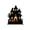 C002- Style B, variant on Halloween Desktop Centerpiece, Indoor Halloween Table Decorations, Spooky Halloween Decor, Halloween Decor Indoor Aesthetic, 8X6 Inch Freestanding Wooden Craft Ornament for Mantel