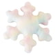 thumbnail image 3 of Cojín navideño con forma de copo de nieve | Relleno de microfibra suave | Decoración invernal para sofá, cama y fiestas | Cojín decorativo blanco, 3 of 9