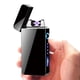 thumbnail image 1 of Encendedor eléctrico de regalo, encendedor negro, encendedor eléctrico recargable por USB, resistente al viento, arco doble, indicador de encendido, control táctil, 1 of 4