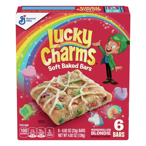 Lucky Charms Soft Breakfast Bars, 6 Count