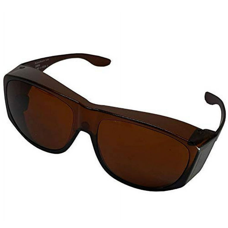 Solar Shield Fits Over SS Polycarbonate II Amber Sunglasses 50 15 125mm by Solar Shield Fits Over