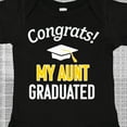 thumbnail image 4 of Inktastic Congrats My Aunt Graduated with Cap Boys or Girls Baby Bodysuit, 4 of 5