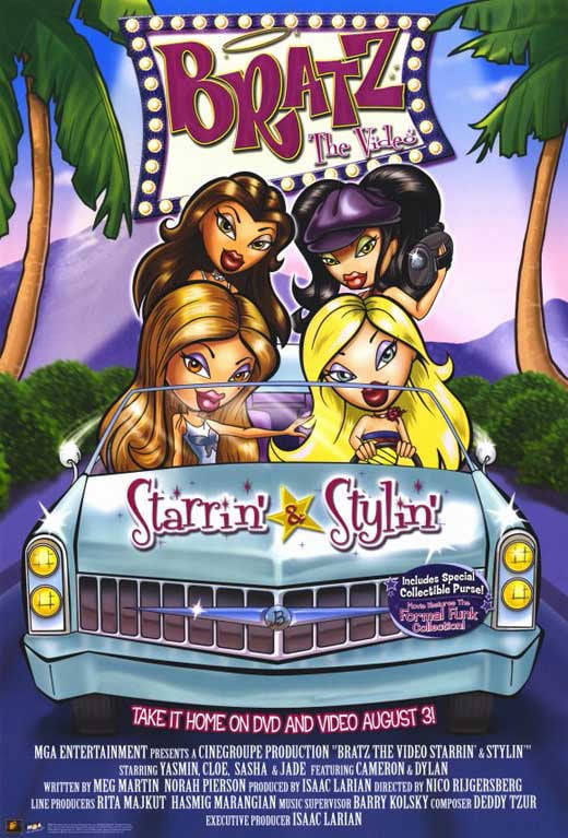 bratz starrin and stylin dvd