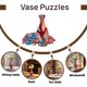 thumbnail image 4 of Jarrón tipo puzzle CNPOLOOK 3D con diseño de árbol de la vida para adultos, 4 of 6