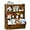 Brown, variant on Kids Toy Storage Organizer, 3 Tier Children Small Bookcase and Bookshelf, Toddler 7 Cubby Toy Storage Cabinet, Toy Shelf for Playroom, Bedroom, Living Room, Nursery, School 29.53'' H (Brown)