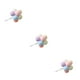 thumbnail image 2 of Toystoory Paquete de bolas, globo de arcilla, adorno para pastel, bandera para cupcakes de boda, fiesta de cumpleaños, aniversario, suministros Type4 NO4, 2 of 6