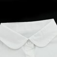 thumbnail image 6 of Ladies Removable False Collar Fake Half Shirt Blouse Vintage Detachable Collar Bibs - White square collar, as described, 6 of 10