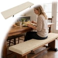 thumbnail image 2 of zhangmingg Long Padded Indoor Comfortable Rectangular Foam Seat for Kitchen Island Counter Home Dining Room, 2 of 5