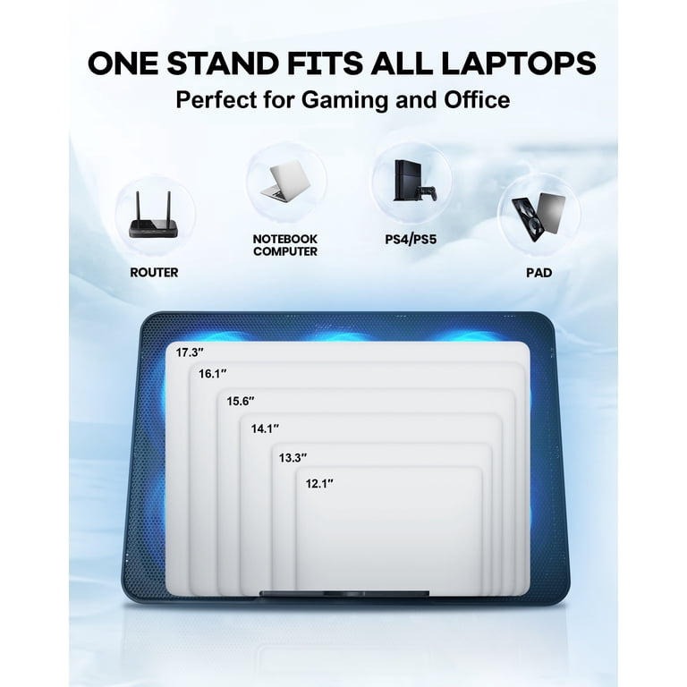 Atzeste Laptop Cooling Pad with 6 Fans photo 7