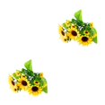 thumbnail image 3 of Cateissary Ramos artificiales, flores amarillas de simulación de boda, decoraciones decorativas de seda para plantas al aire libre, arreglos de Type1 NO1, 3 of 6