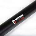 thumbnail image 4 of Titan Fitness Round Grip String Bar, Fat Grip 3" Strength Training, 47 LB Bar, Fits Olympic Sized Weight Plates, Perform Pulls, Deadlifts, Thick Bar Training and Muscle Endurance, 4 of 5