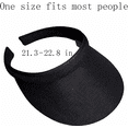 thumbnail image 6 of Sun Visor Hat for Women with Wide Brim, Adjustable UV Protection Summer Cap for Tennis, Golf, Beach and Outdoor Activities, 6 of 6