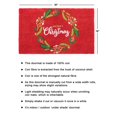 thumbnail image 5 of Rugsmith Red Machine Tufted Holiday Merry Christmas Wreath Doormat, 18" x 30", 5 of 5