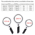 thumbnail image 3 of Handheld Magnifying Glass Loupe with LED Light Illuminated Magnifier Removable Optical Lens Magnifier 2290+75, 3 of 8